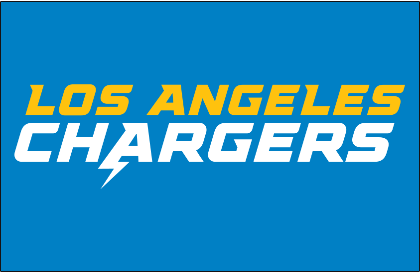 Los Angeles Chargers 2020-Pres Wordmark Logo 02 iron on paper